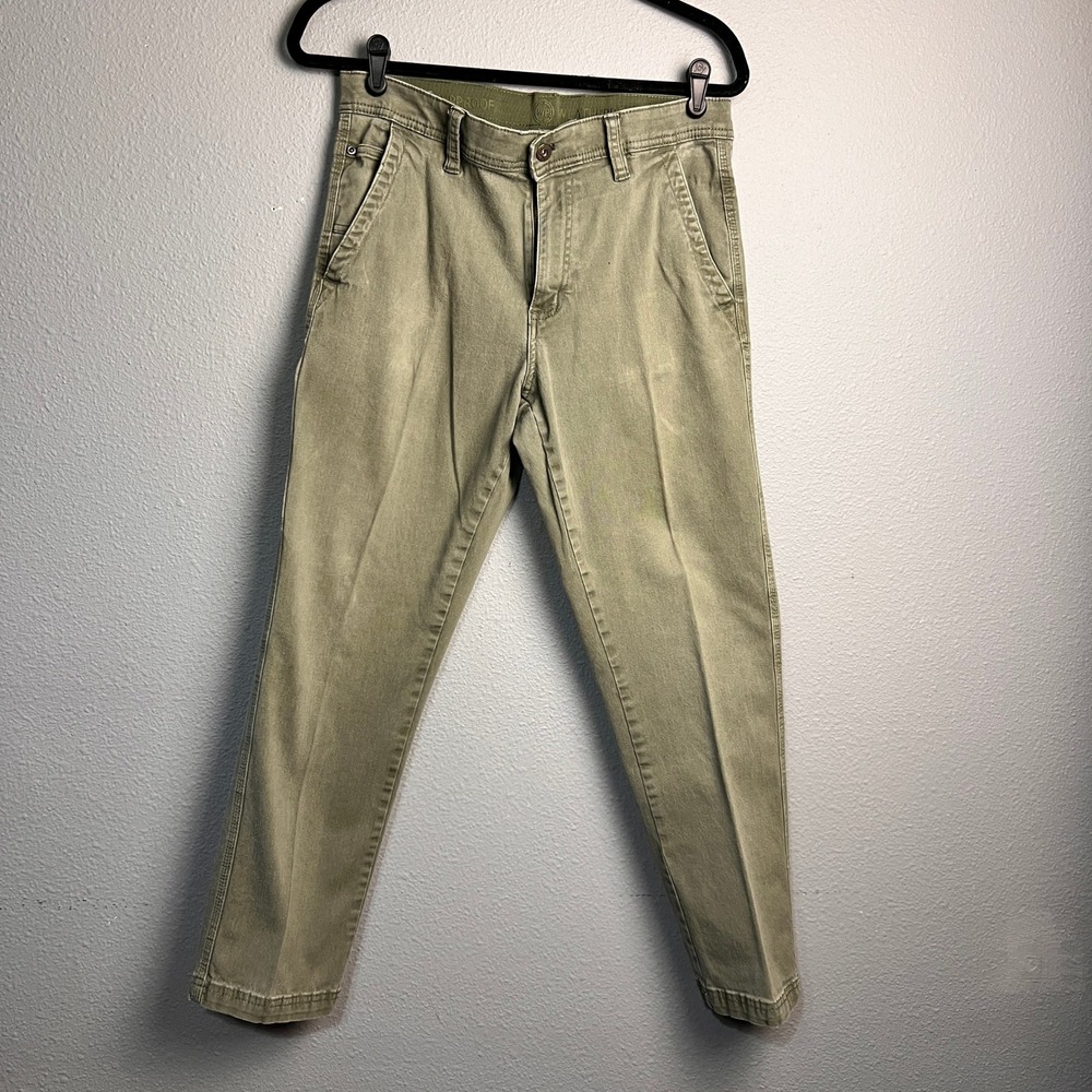 Weatherproof Mens Utility Pants Beetle Green 32x30 Straight Leg Gorpcore Work‎